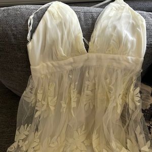 Brand New Cream Maxi Dress